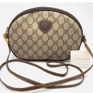 Gucci Brown and Tan Crossbody Bag